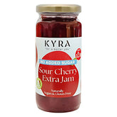 Experience the delightful taste of Kyra's Sour Cherry Jam (No Added Sugar) for only £2.99. Naturally vegan and gluten-free, this 280g jar offers a sweet indulgence with no compromises.